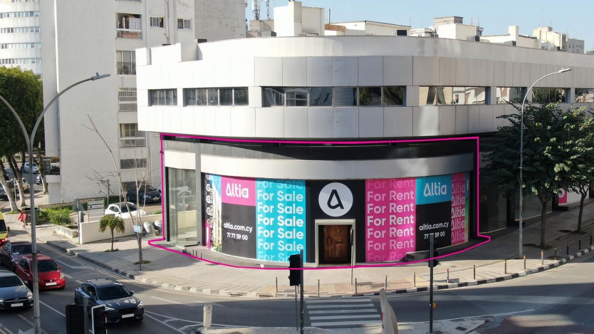 Prime Corner Location retail unit, in Nicosia center.