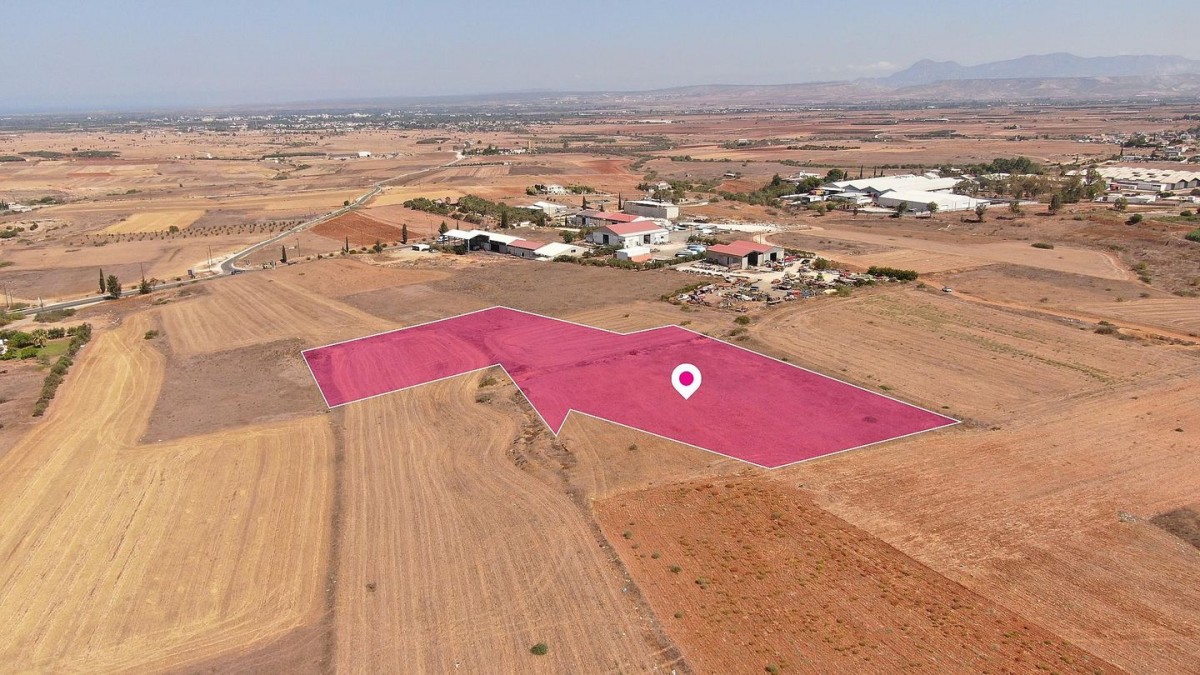 Industrial field in Astromeritis, Nicosia.