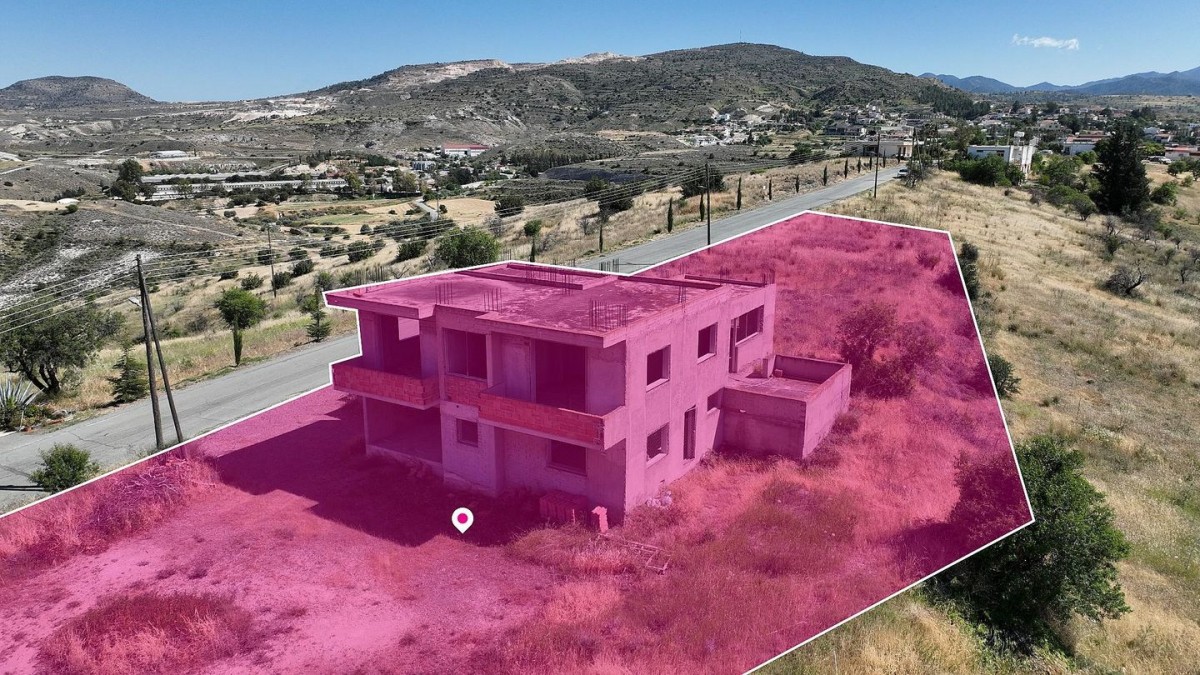 Incomplete house located in Kato Moni, Nicosia