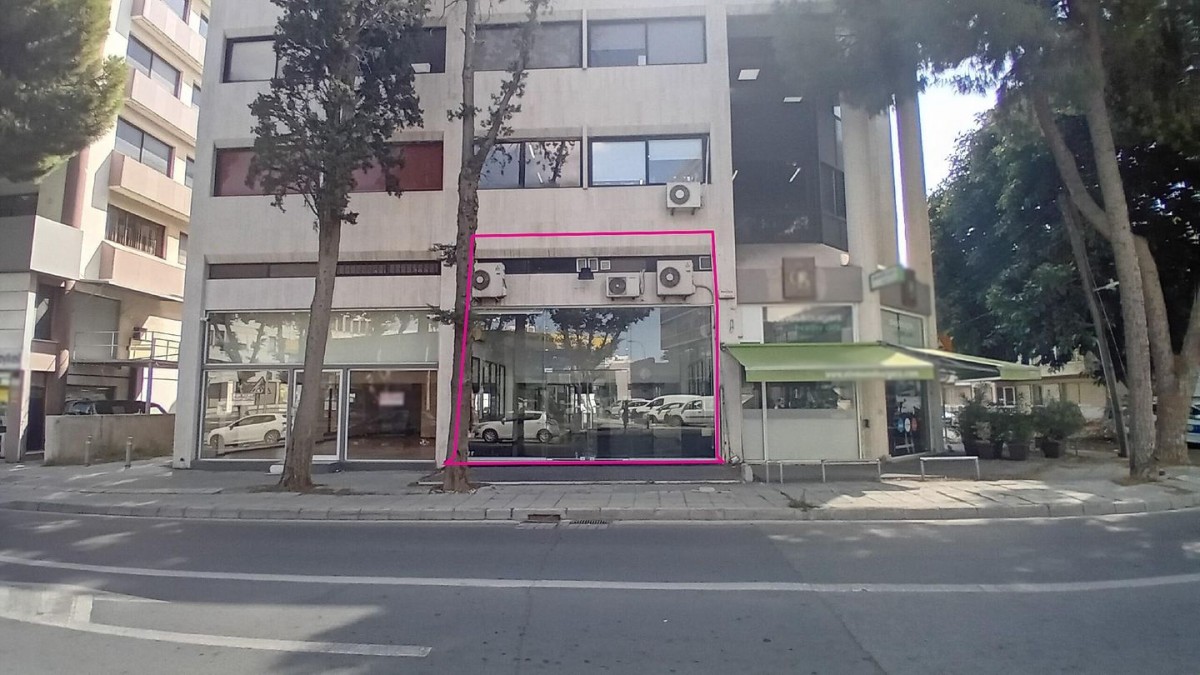 High-Visibility Retail Shop with Mezzanine in Agioi Omologites – Nicosia