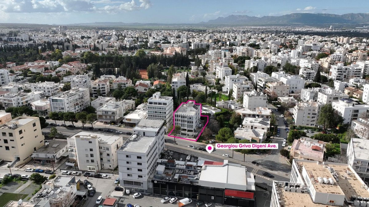 Four-storey building with a basement located in Engomi, Nicosia