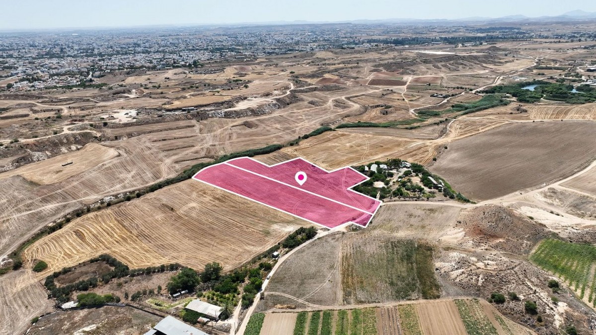 Two adjacent agricultural fields in Pano Deftera, Nicosia